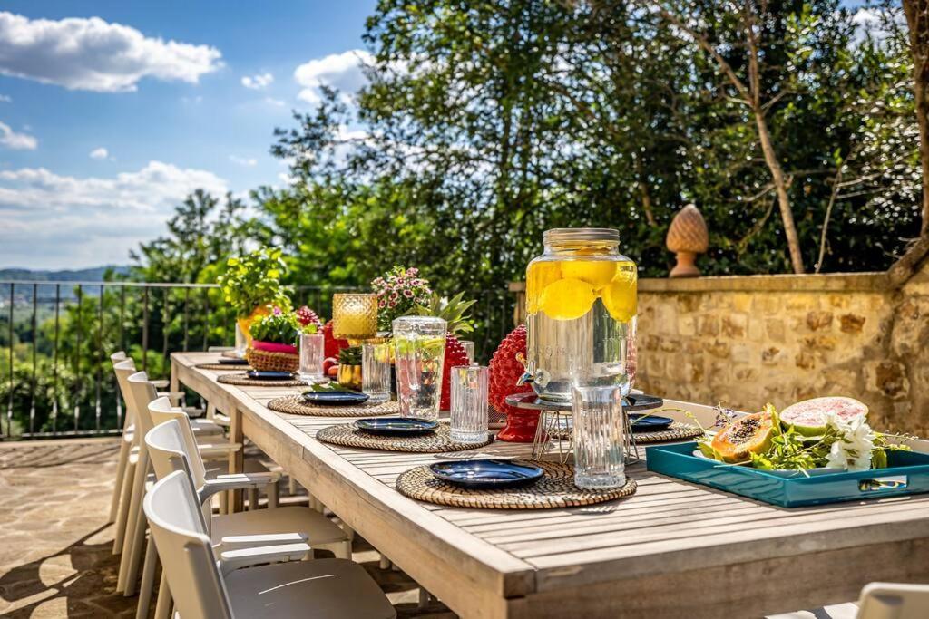 Luxury Villa Tolomei Gucci With Spa San Jacopo al Girone Exterior foto